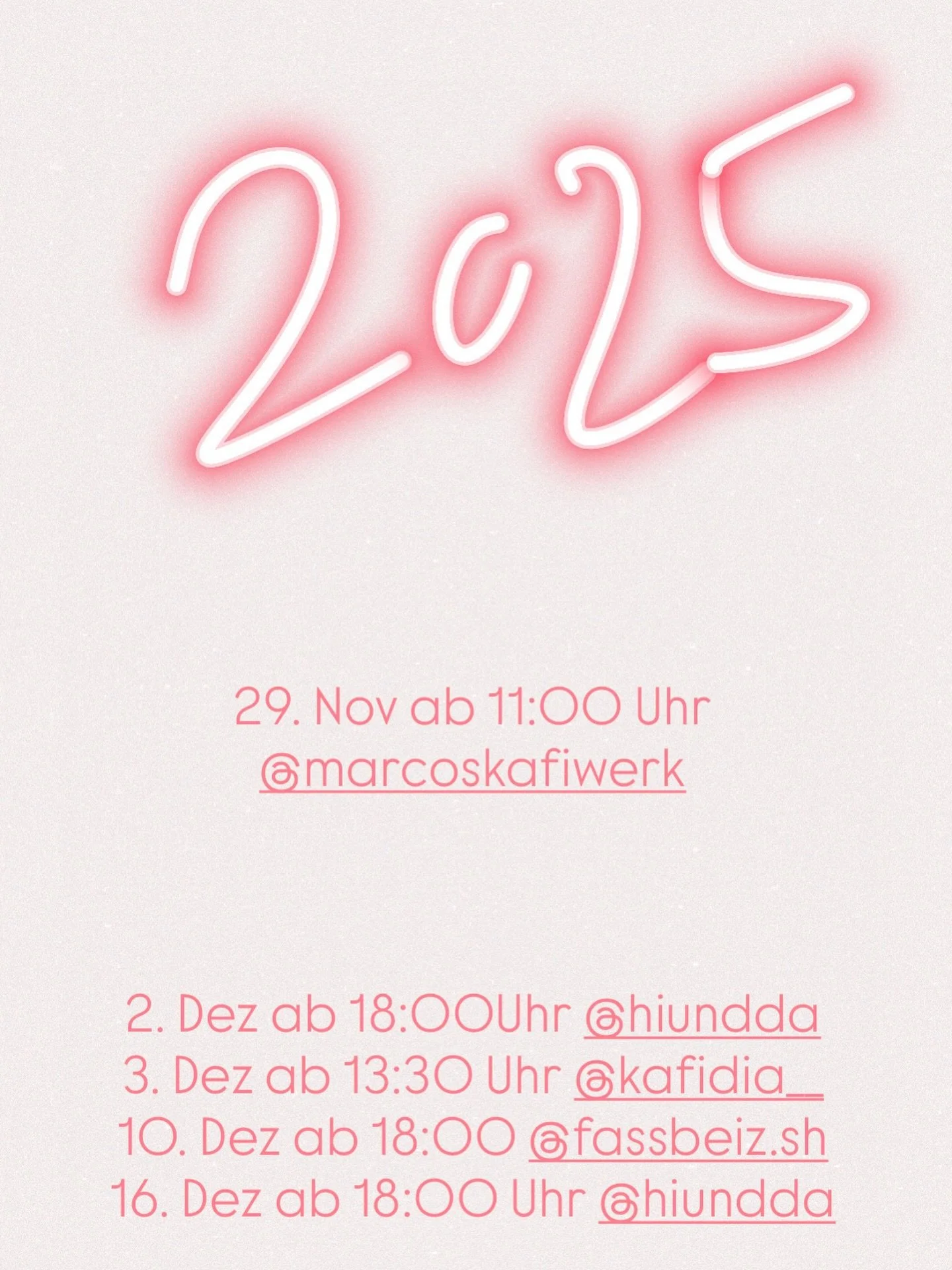 letzti Chance i dem Jahr&hellip; 😁