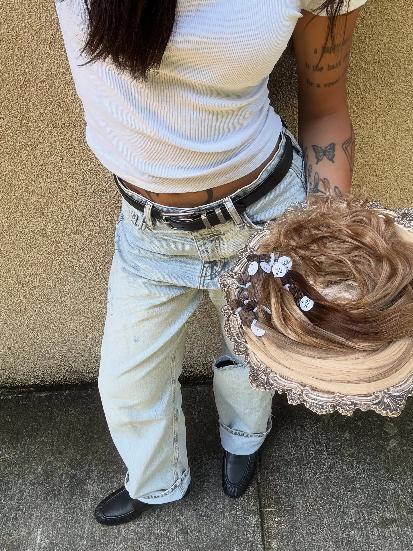 Why we use @lineonehair ✨
When it comes to extensions, we’re picky—and for good reason. We want hair that blends seamlessly, feels weightless, and moves just like your own. That’s why we use Line One Hair for all our extension serv