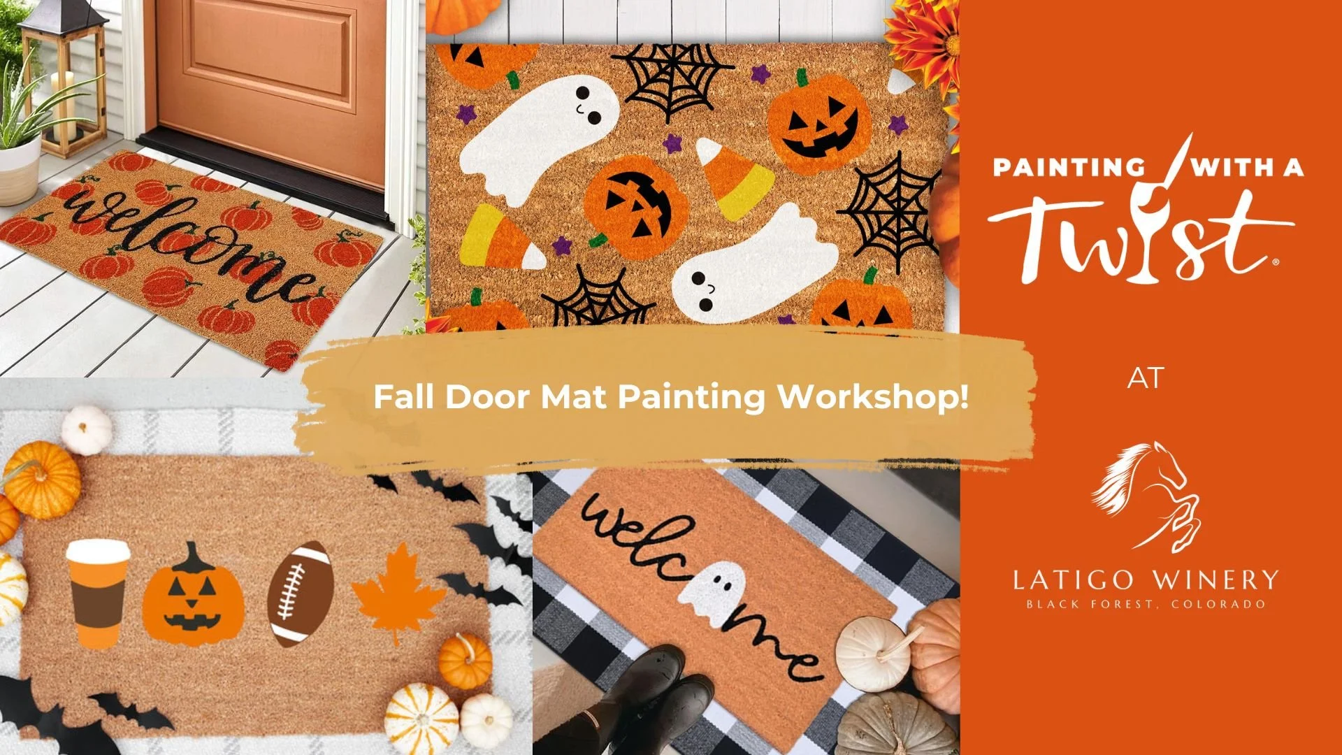 Fall Door Mat Painting Workshop