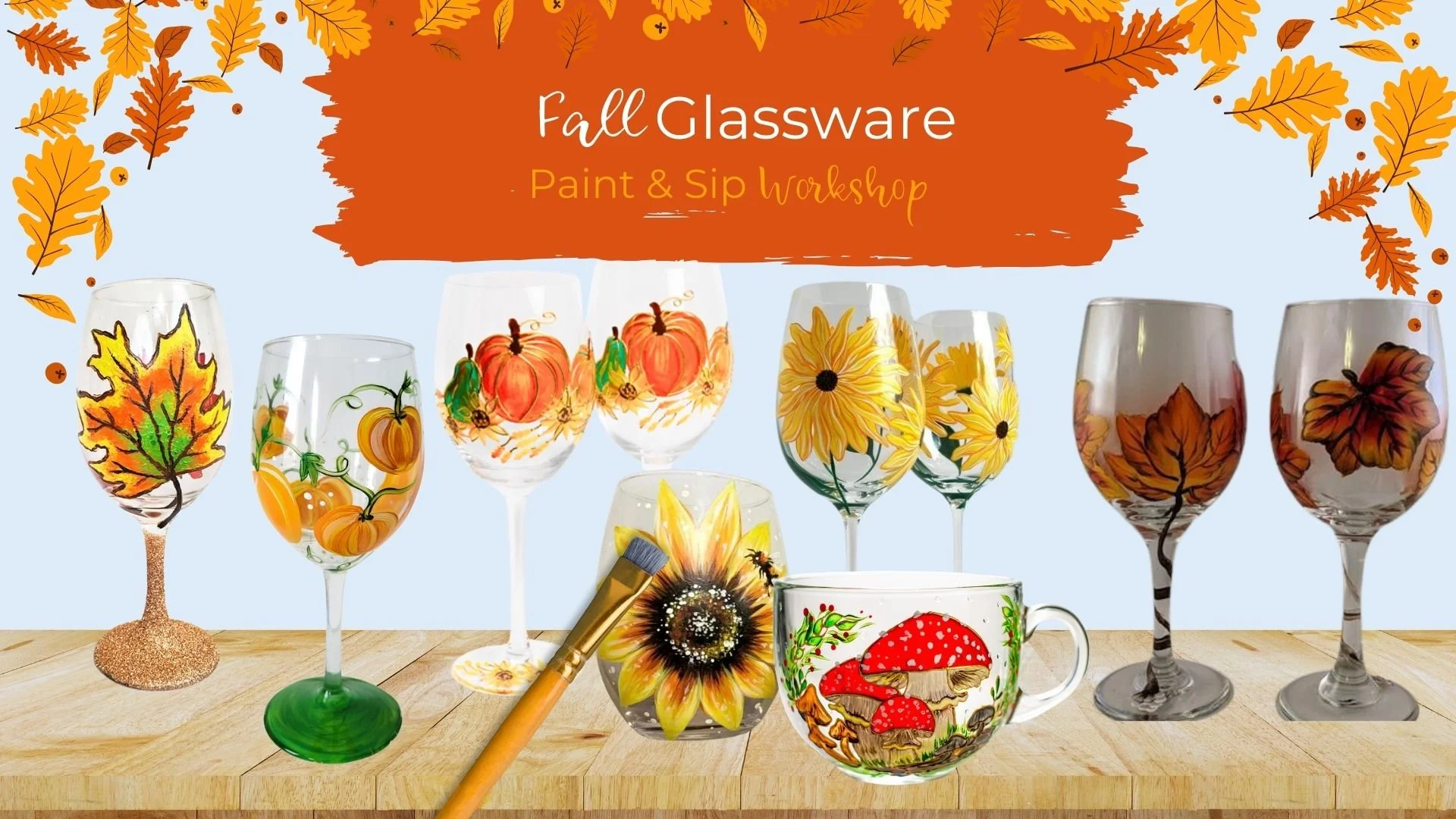 Fall Glassware Painting Workshop