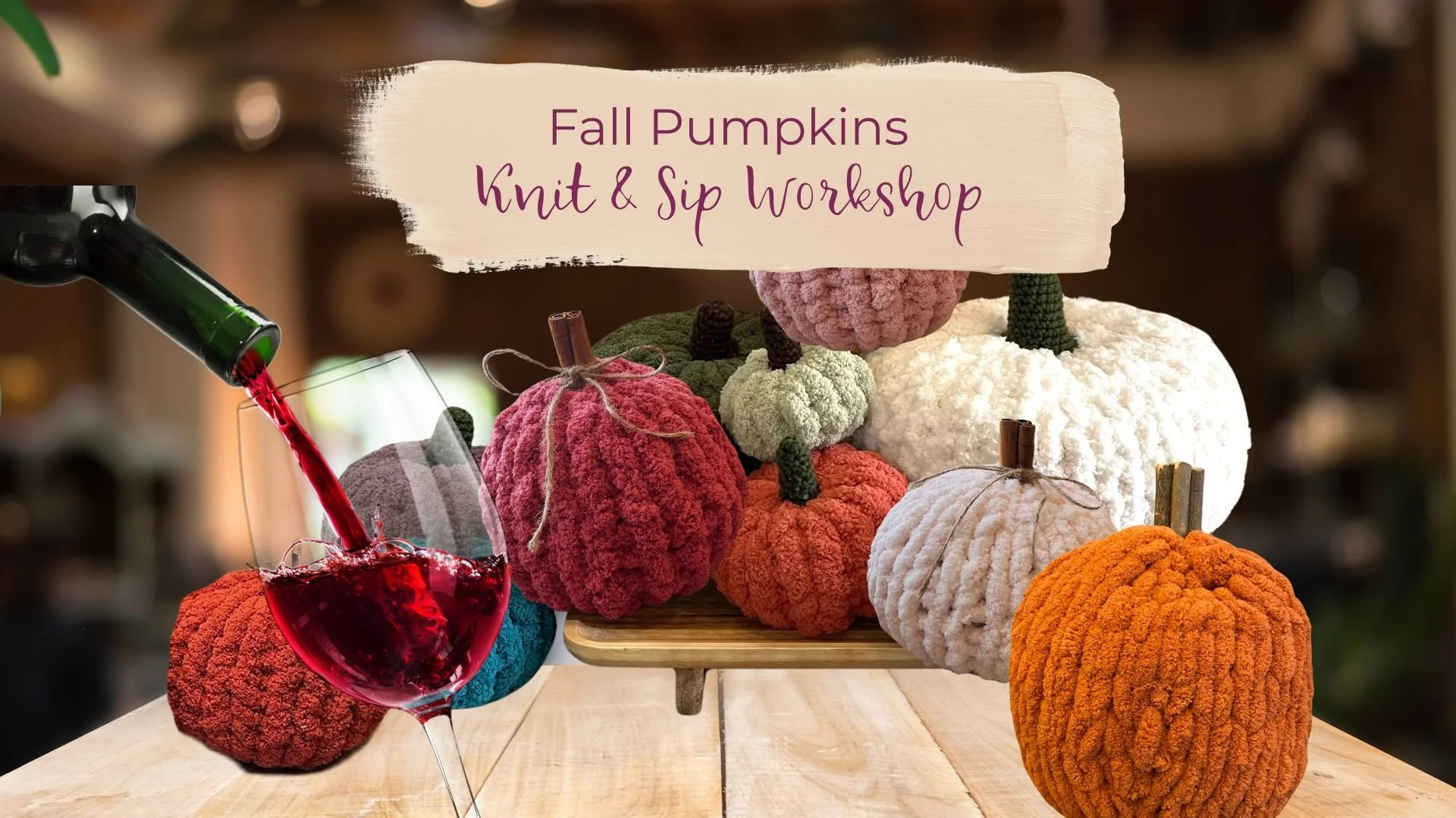 Pumpkin Knit & Sip