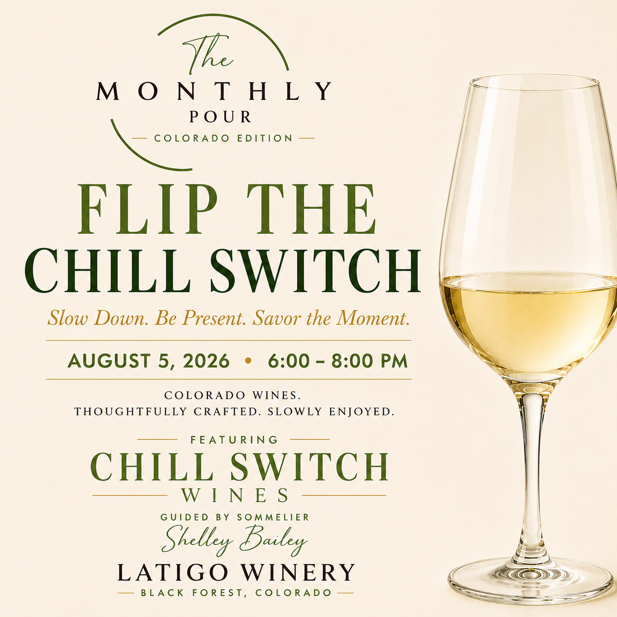 The Monthly Pour: Flip the Chill Switch