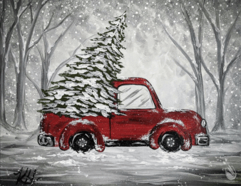 Paint n' Sip: Truckin’ In Christmas