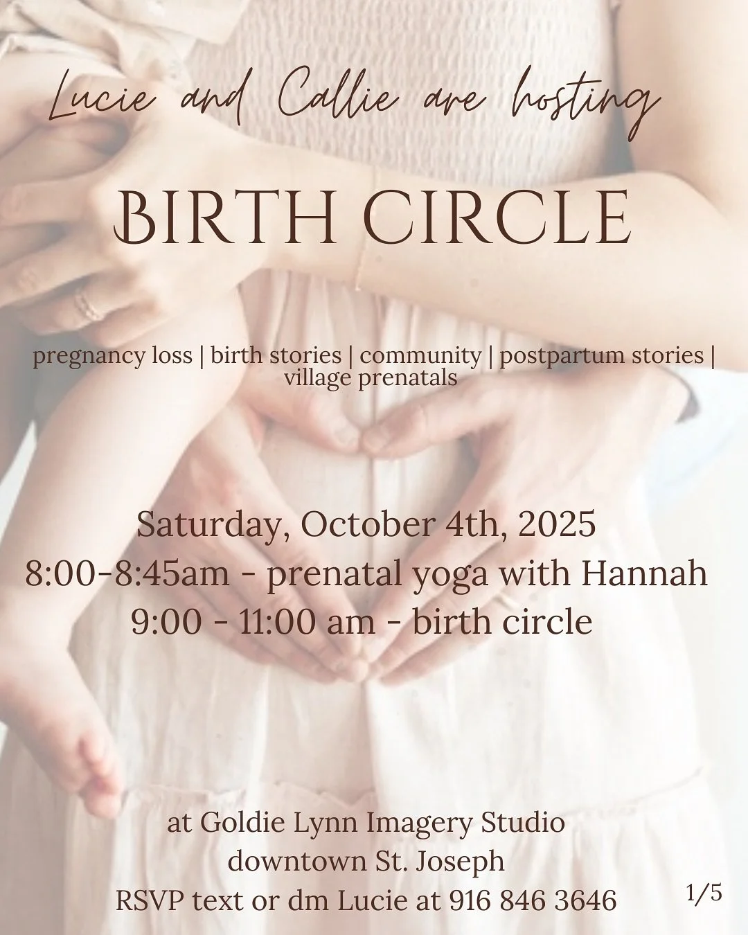 October birth circle!
In honor of Pregnancy and Infant Loss Awareness Month, we will take a moment to acknowledge and hold space for the babies who are no longer with us and the mothers who carry them in their hearts. Our circle welcomes both the jo