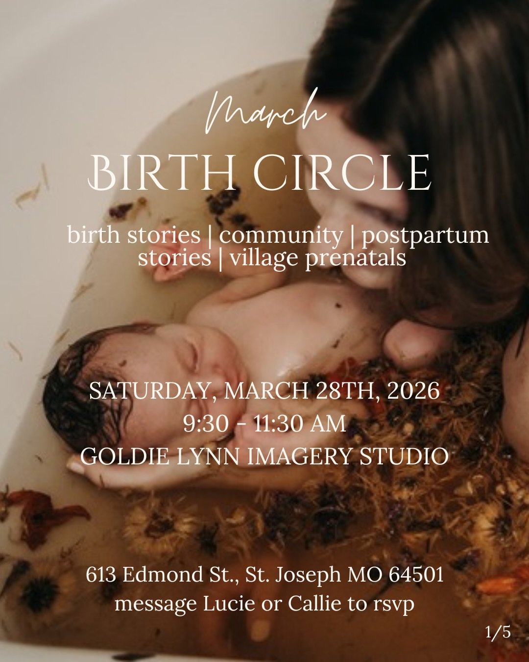 Hey mama! If you are pregnant, postpartum, trying to conceive or just love other women and birth talk, join us for March Birth Circle on March 28th! 
You can just sit, listen, you can also share your story. 
If you can bring a snack to share 🤍