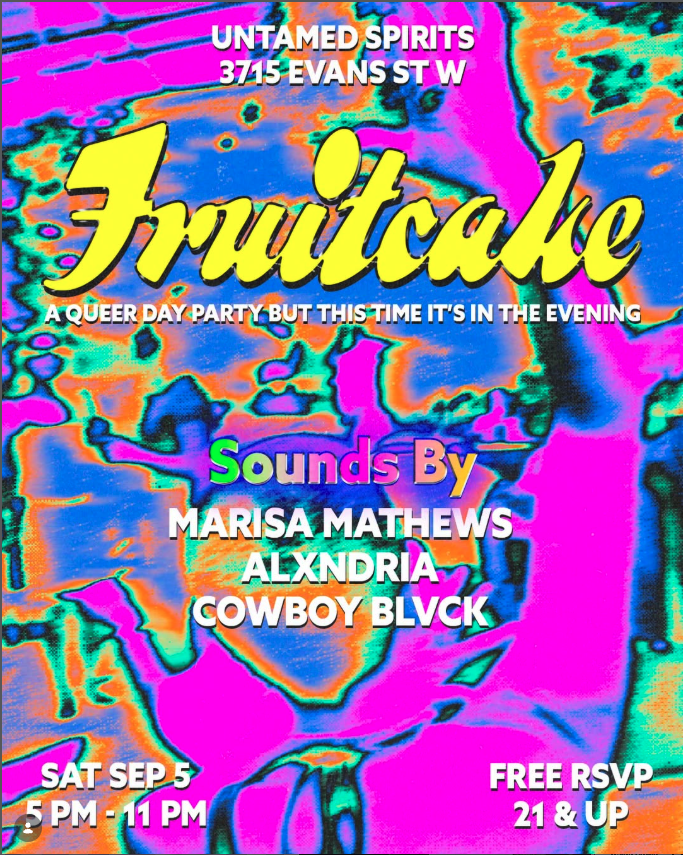 Fruitcake at Untamed Spirits