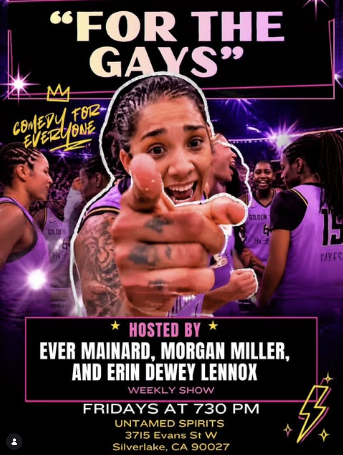 For The Gays Comedy at Untamed Spirits