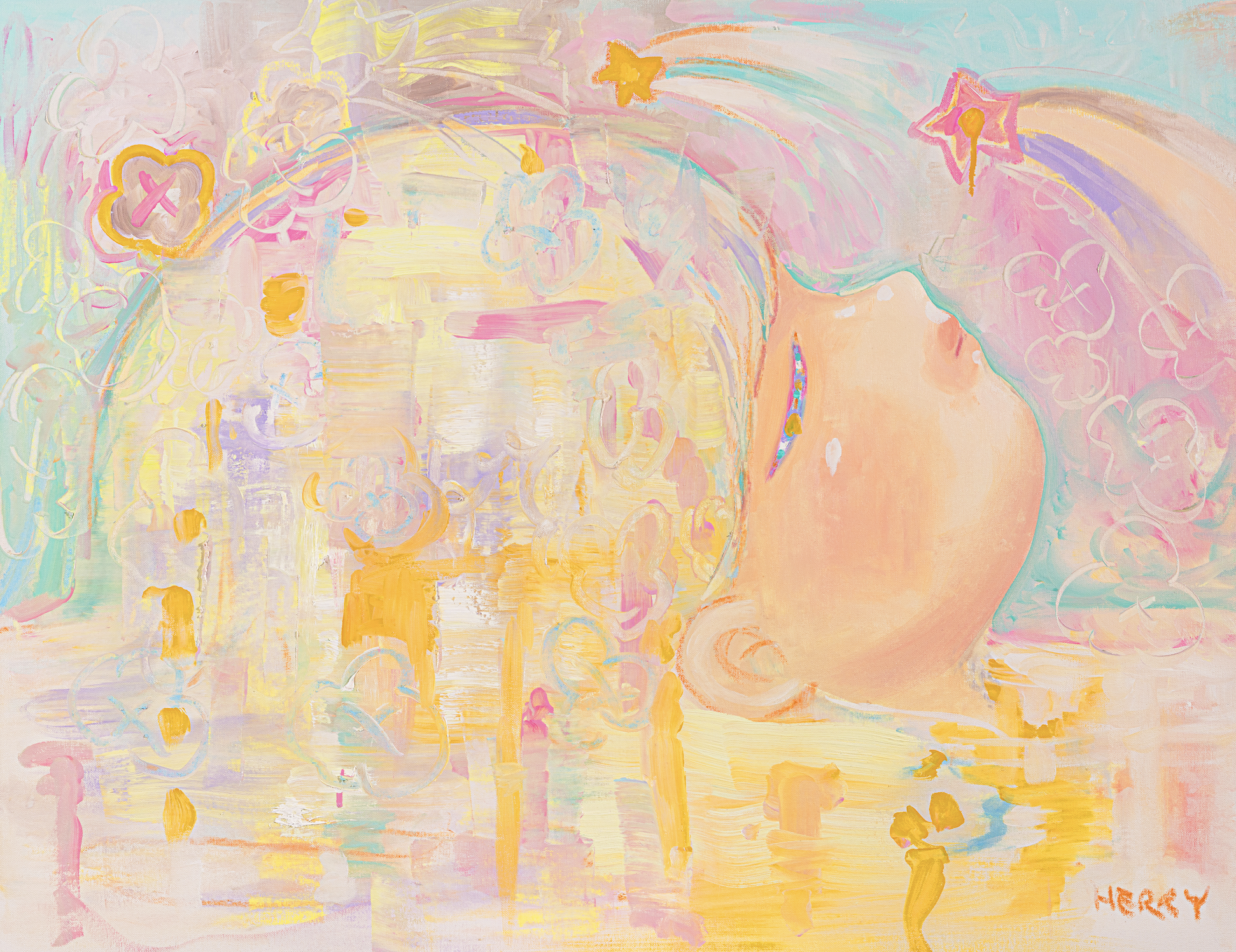 Dream, 2025 | Oil on linen | 65 x 95 cm. / 25.6 x 37.4 in. | Signed lower right