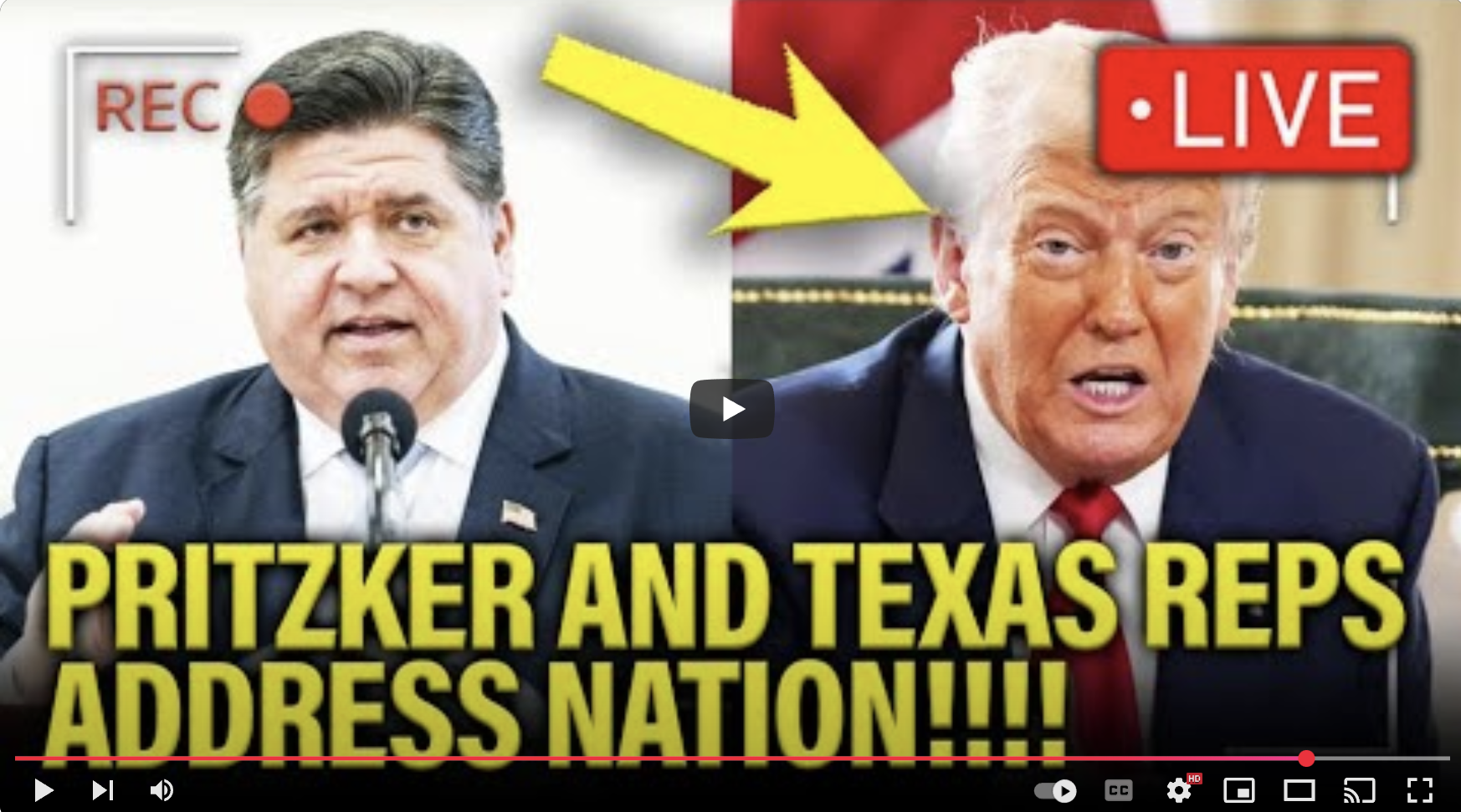 "America, we have a problem." Gov. Pritzker and Texas Reps. Address Nation