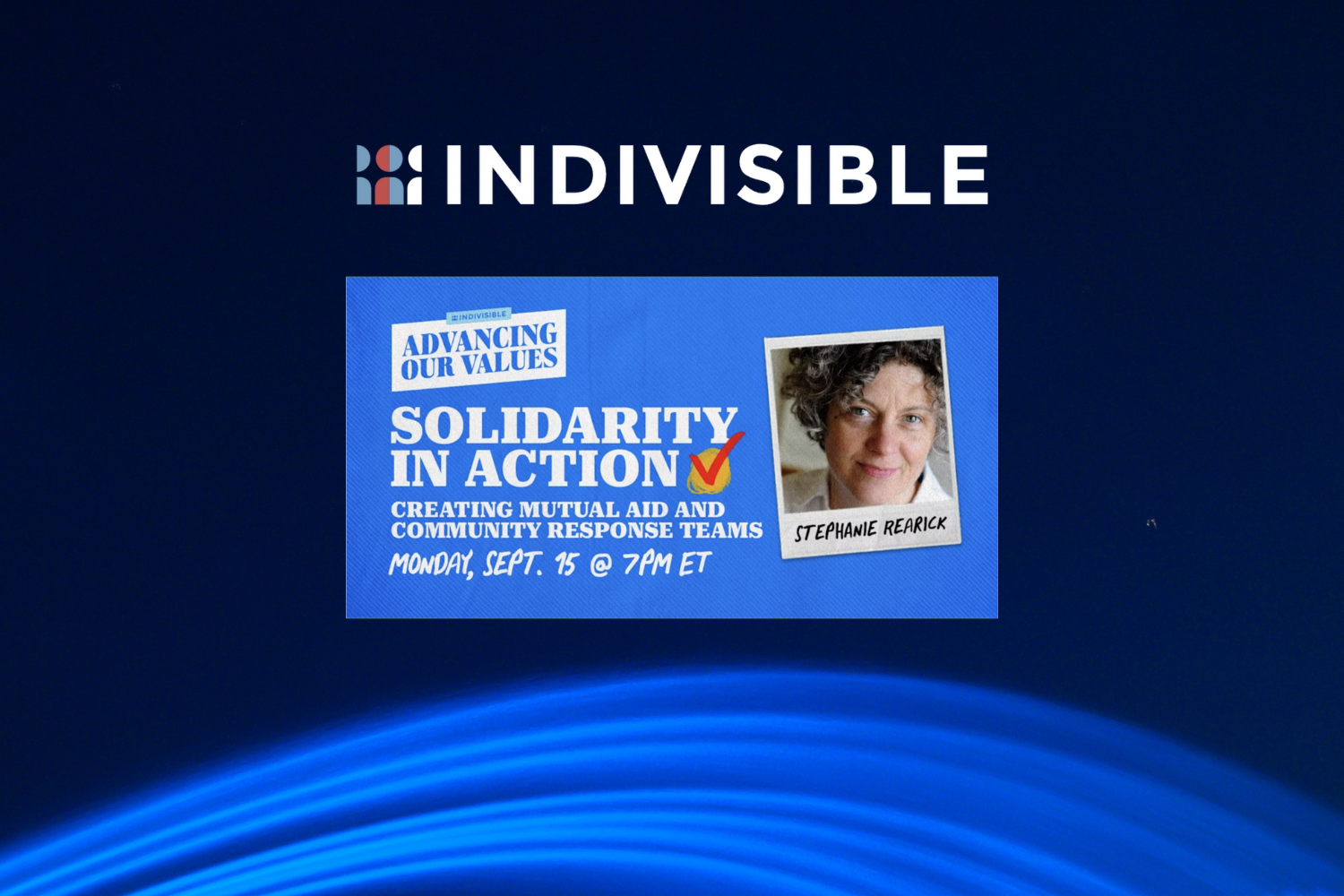 Solidarity in Action: Creating Mutual Aid/Community Response Teams, with Stephanie Rearick