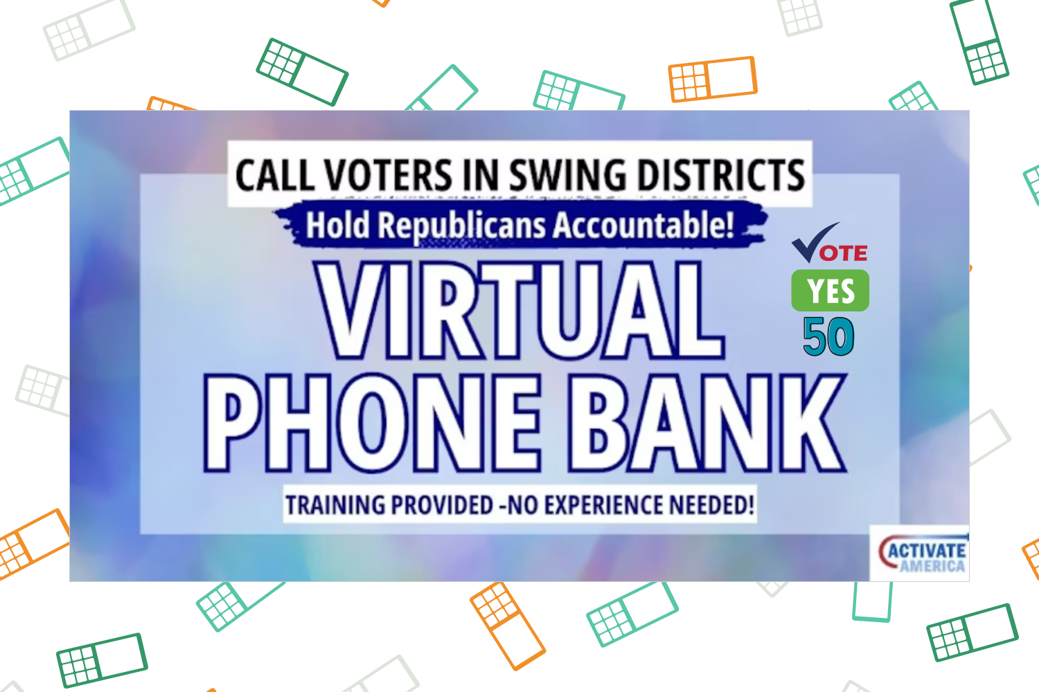 Prop 50 Vote YES Phone Bank – Protect California’s Voice!