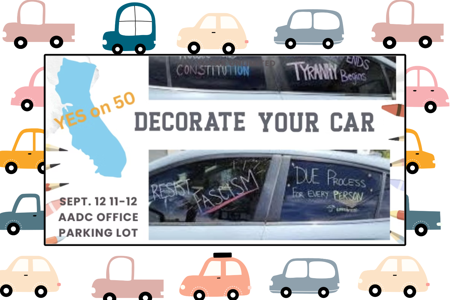 YES on 50 Decorate your car
