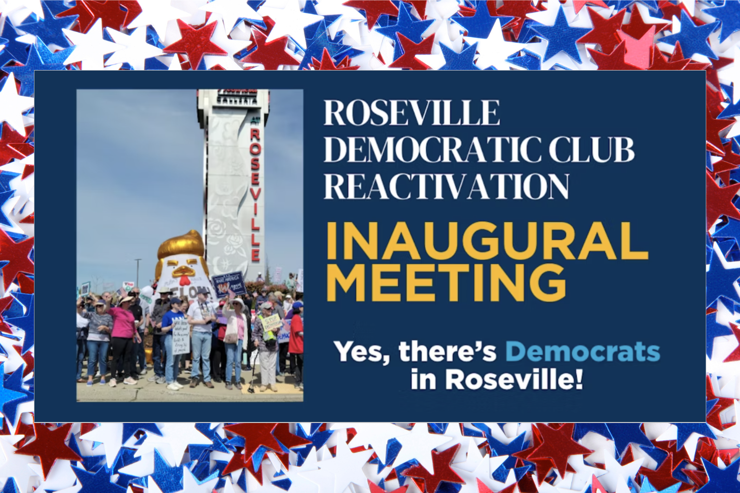 Roseville Democratic Club Reactivation - INITIAL MEETING