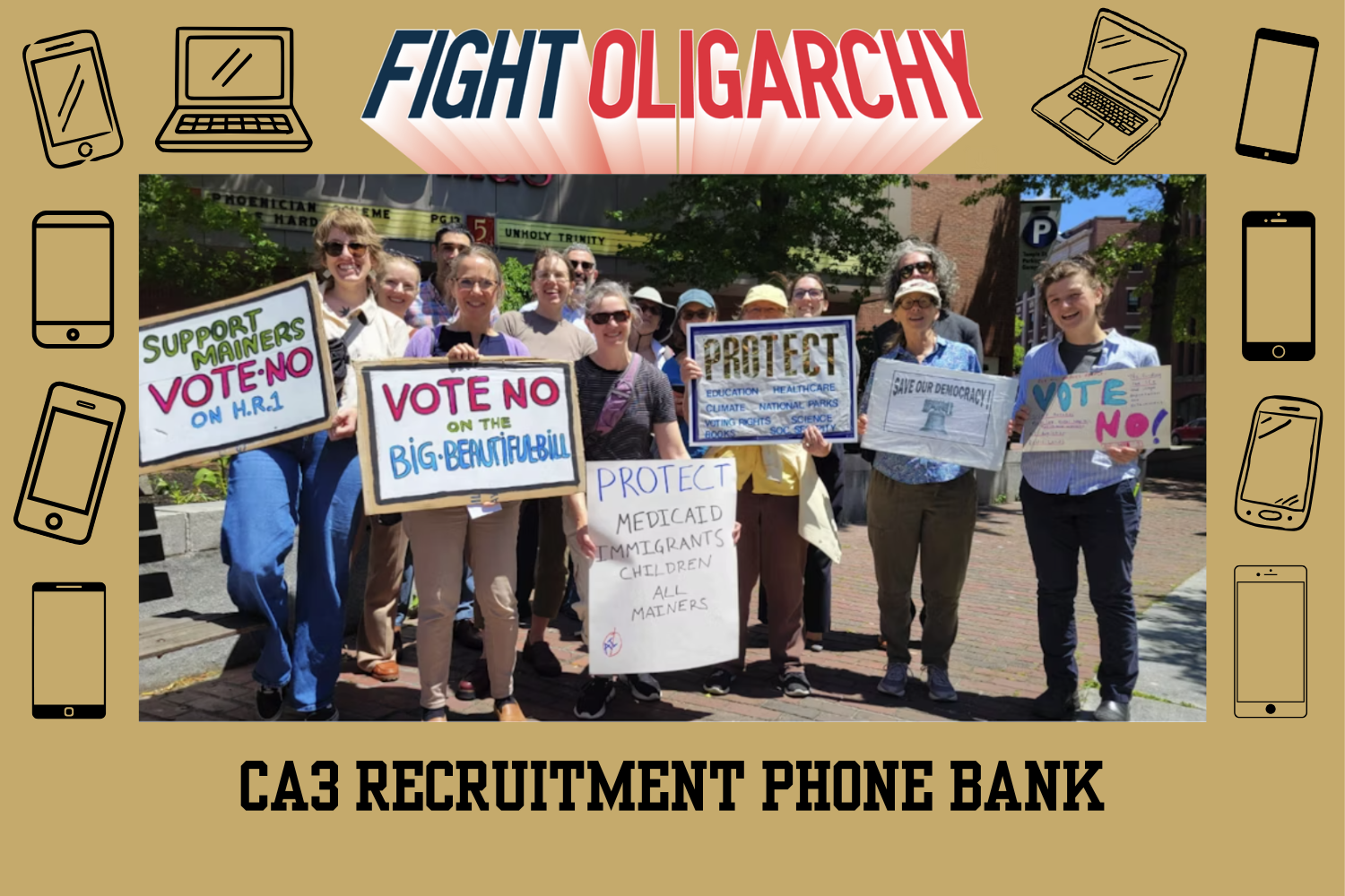 CA3 Recruitment Phone Bank