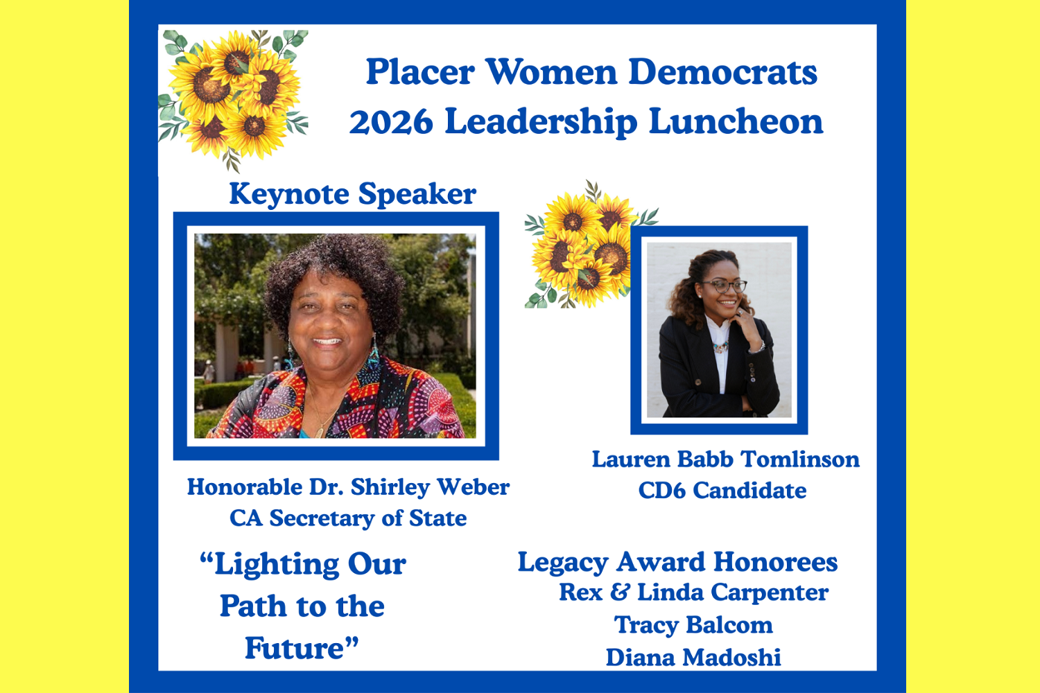 Placer Women Democrats Leadership Luncheon 2026