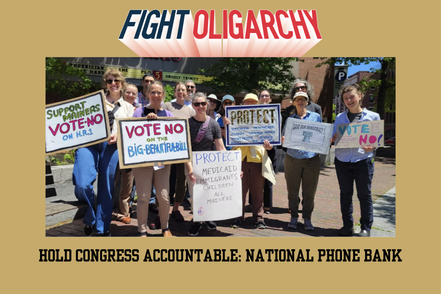 Hold Congress Accountable >> National Phone Bank