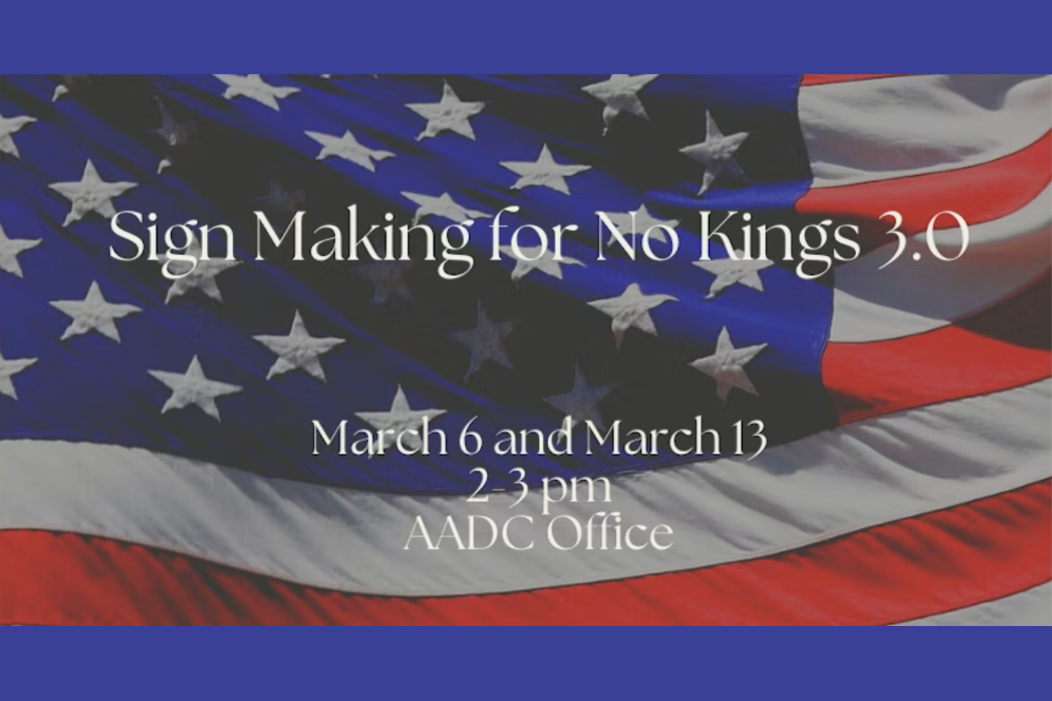 This is What Democracy Looks Like- No Kings sign making