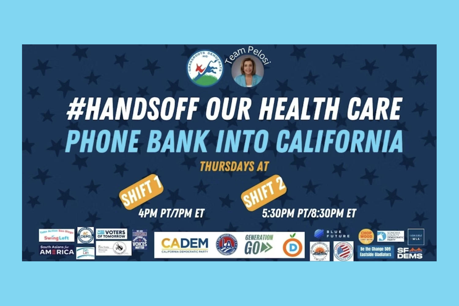 Hands Off Our Healthcare Phone Bank!