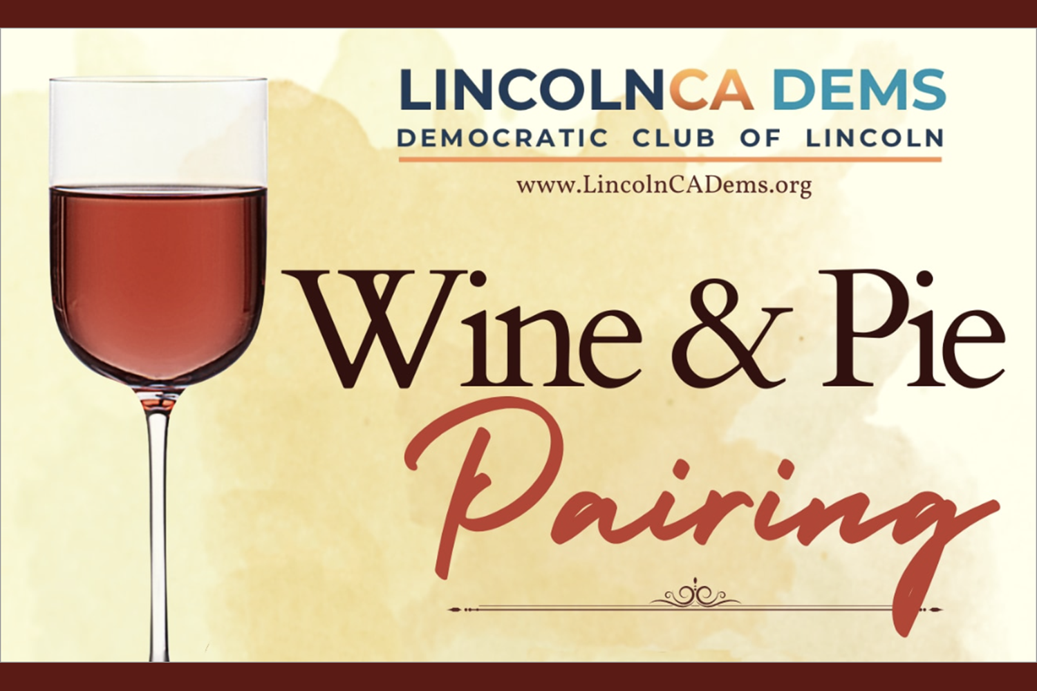 Wine and Pie Pairing