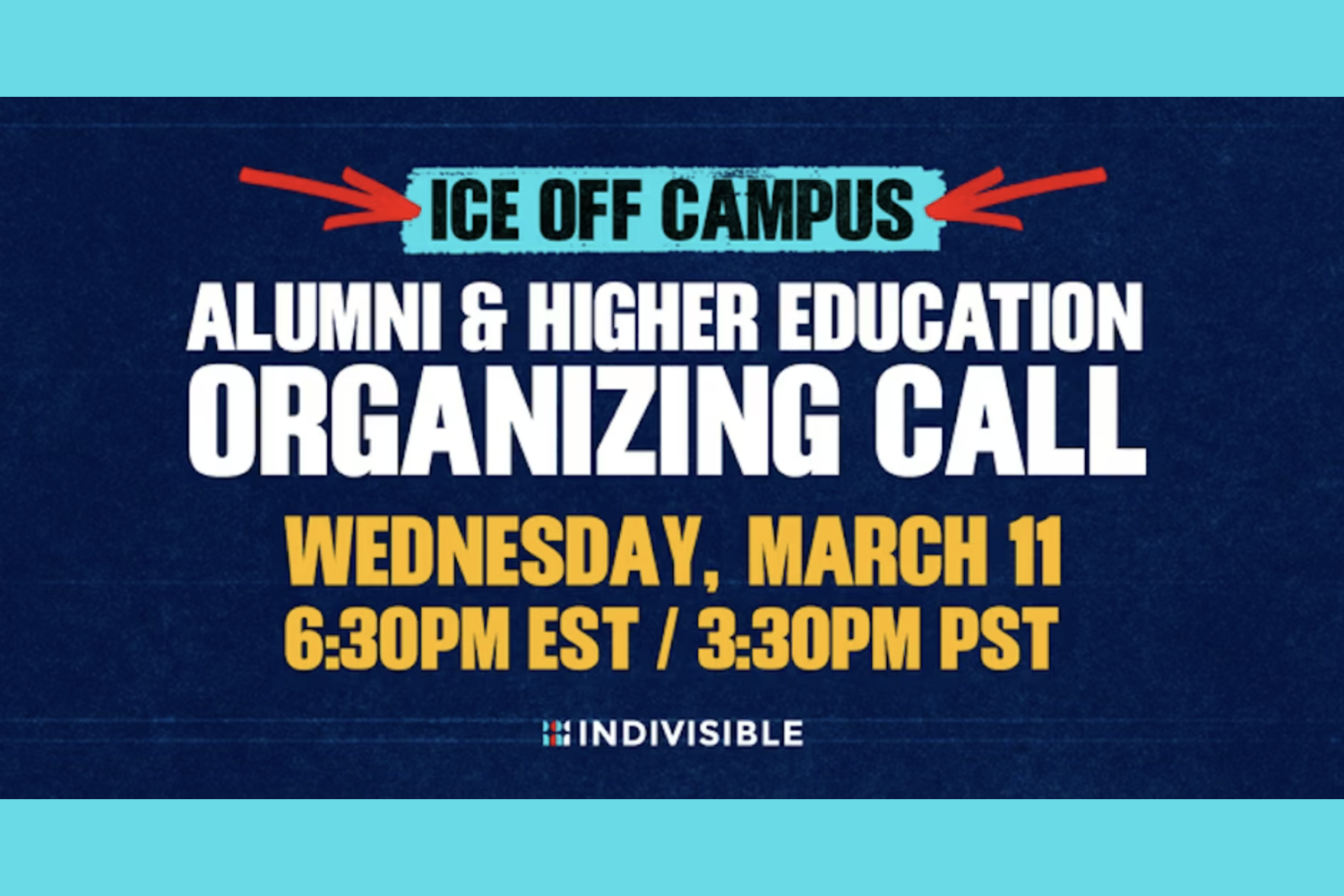 ICE Off Campus: Alumni & Higher Education Organizing Call