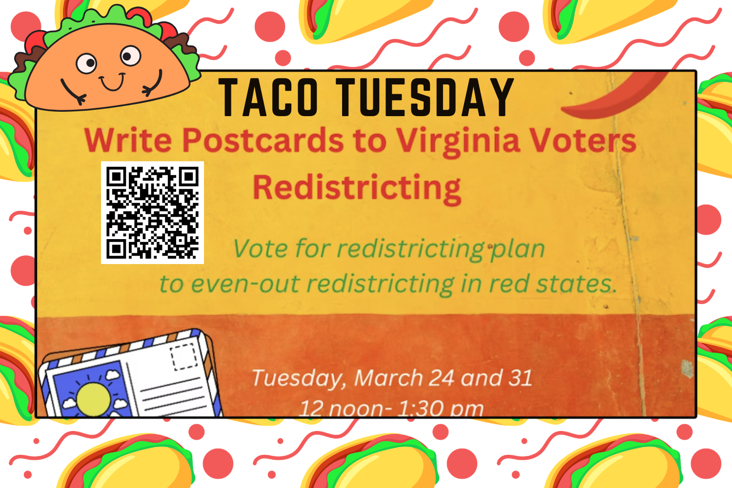 Taco Tuesday Postcards to Virginia