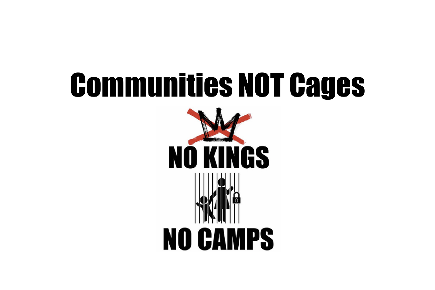 Communities NOT Cages