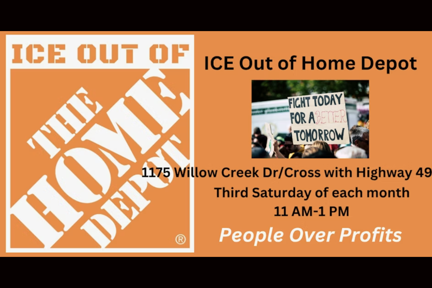 ICE Out of Home Depot