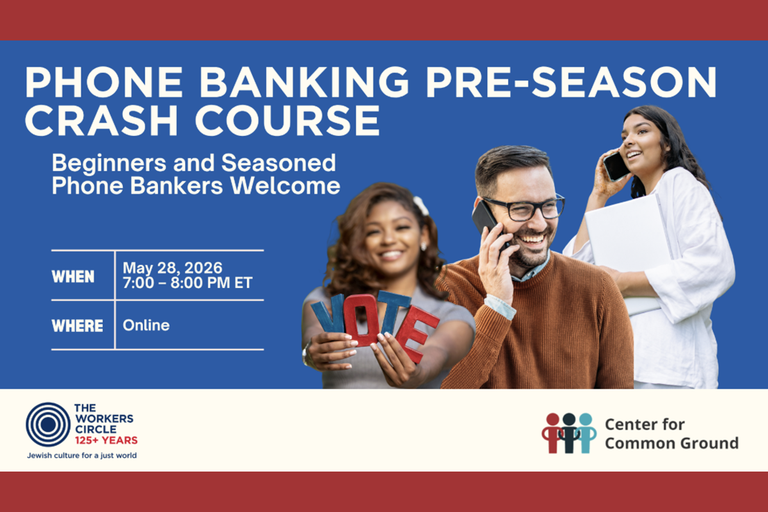 Phone Banking Pre-Season Crash Course