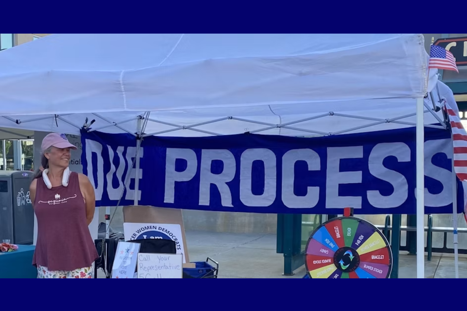 Voter outreach at Downtown Tuesdays in Roseville