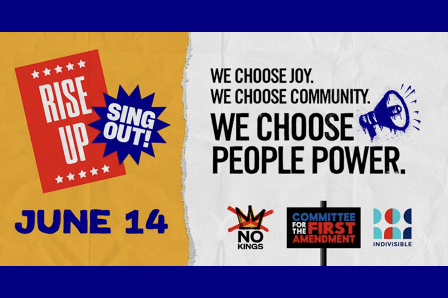Rise Up, Sing Out Indivisible Fair Oaks-Carmichael Watch Party