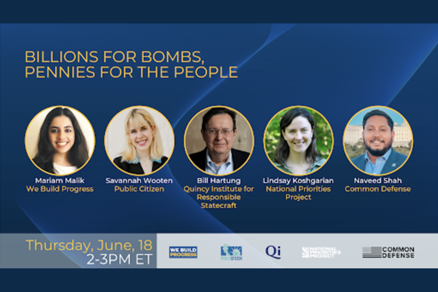 Billions for Bombs, Pennies for the People