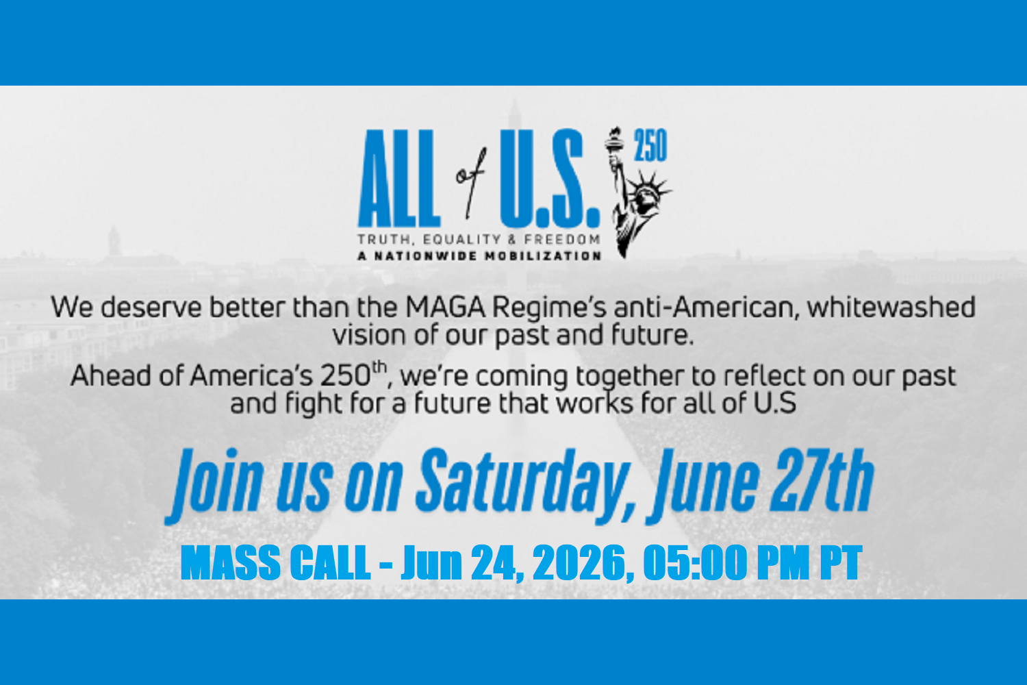 All of U.S. 250 Mass Call