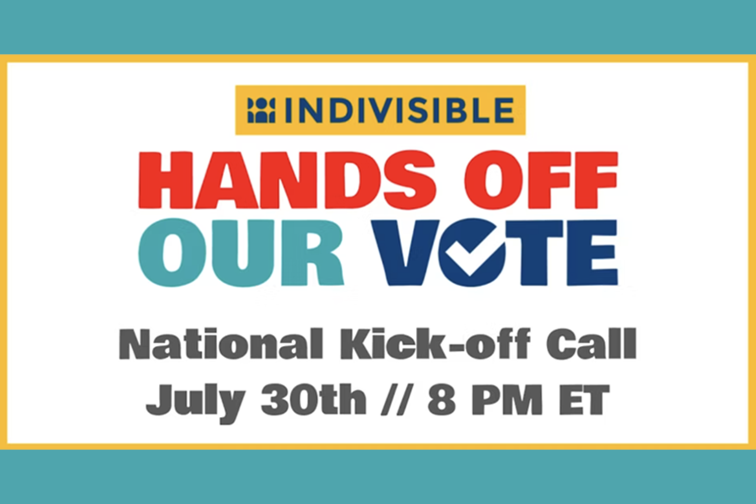 Hands Off Our Vote!