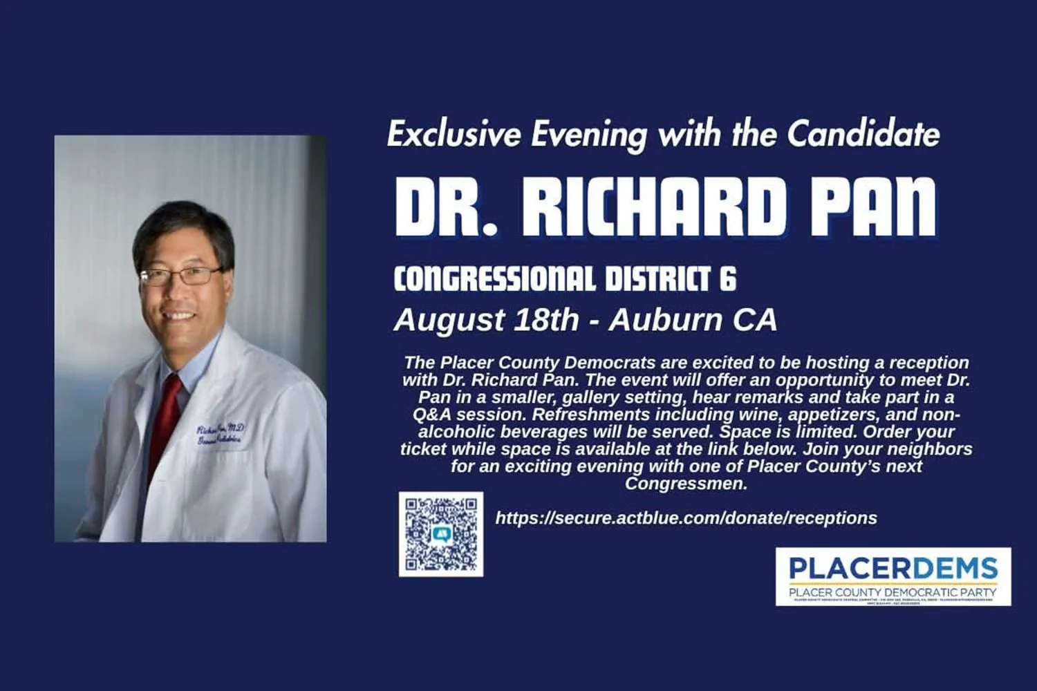 Evening with the Candidate Dr. Richard Pan