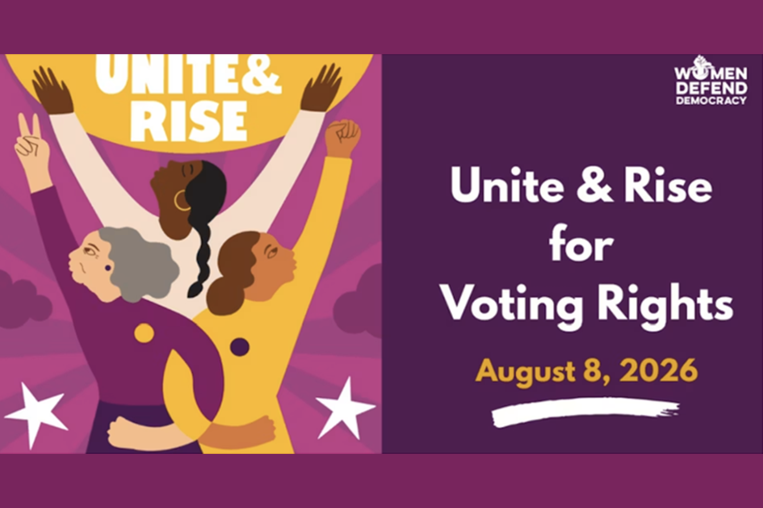 Unite & Rise for Voting Rights - LWV Sacramento County