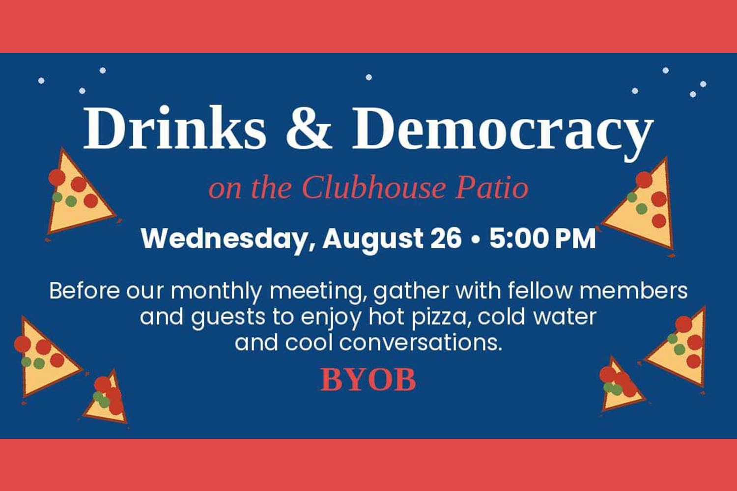 Folsom Area Democratic Club’s Drinks &amp; Democracy