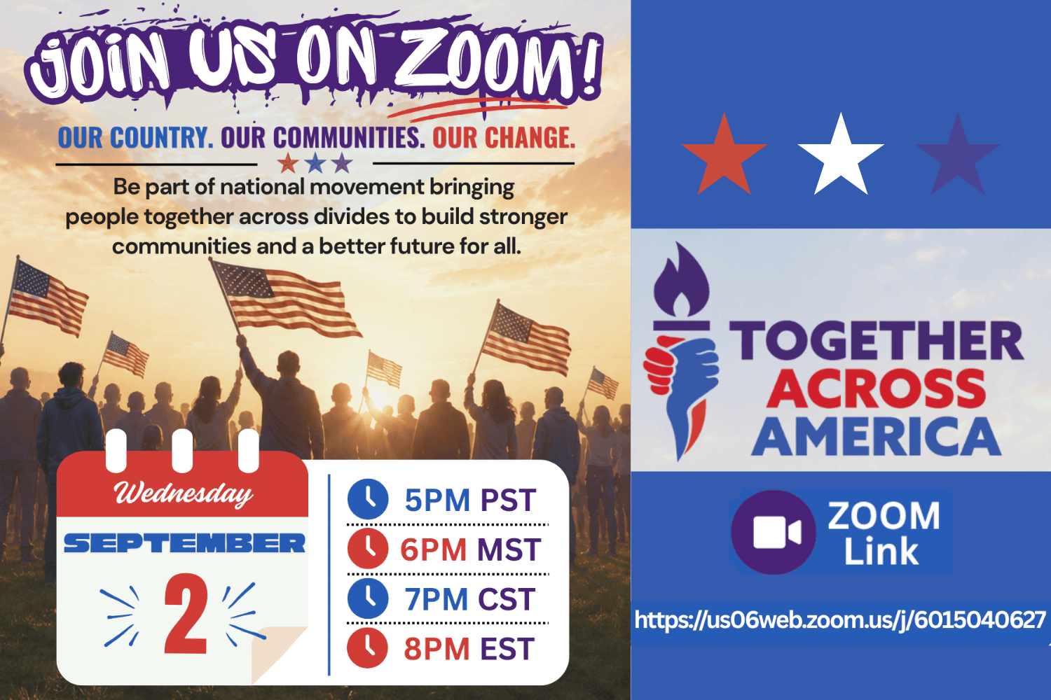 Together Across America Mass Call