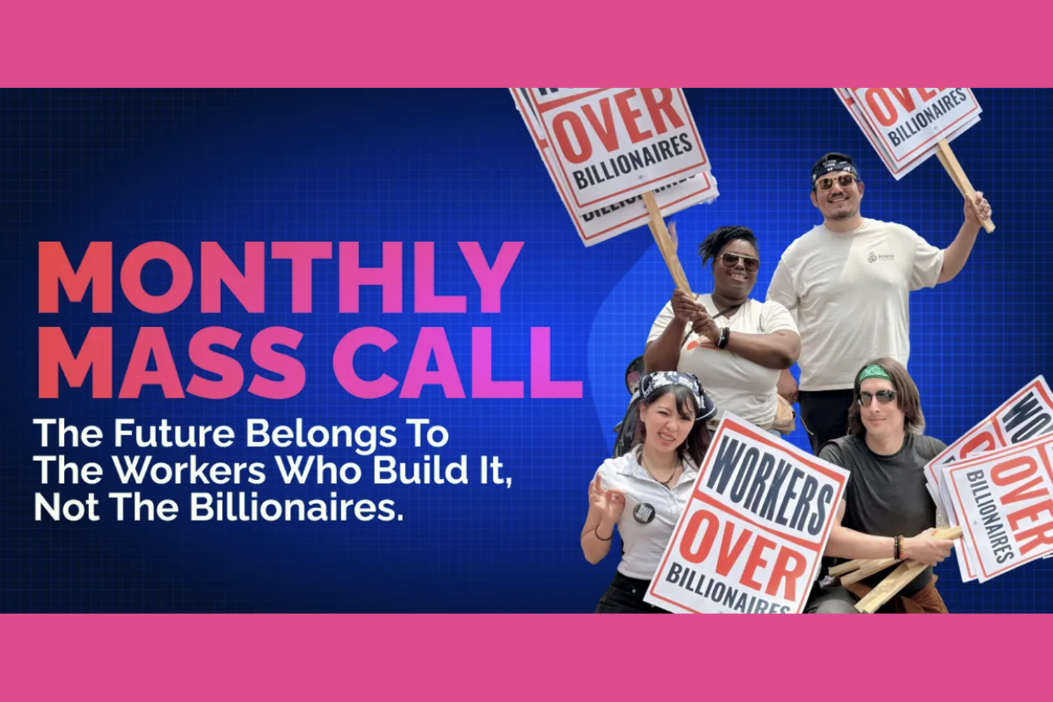 Workers Over Billionaires Mass Call