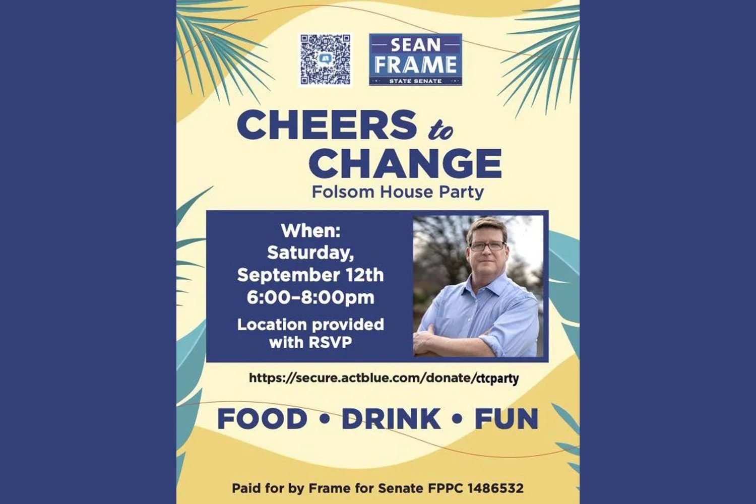 Cheers to Change Folsom House Party with Sean Frame