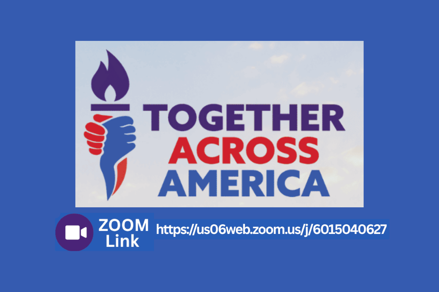 Together Across America Mass Call