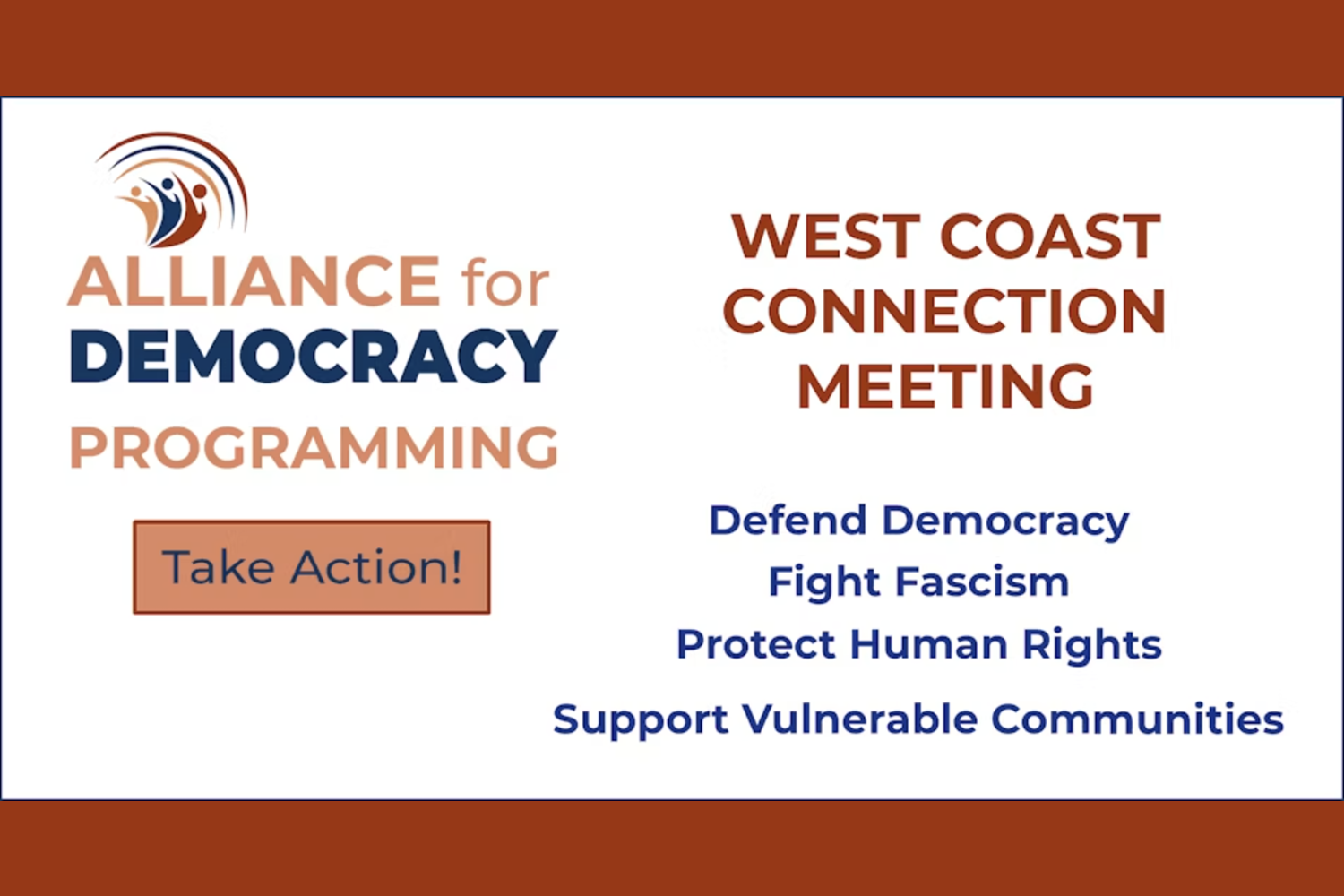 West Coast Connection Coalition Call