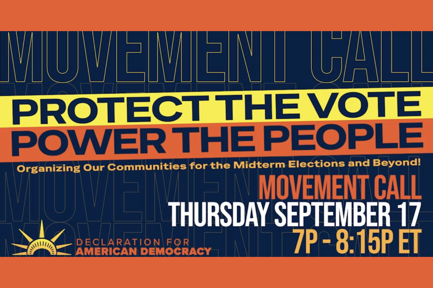 DFAD Movement Call: Protect the Vote, Power the People!