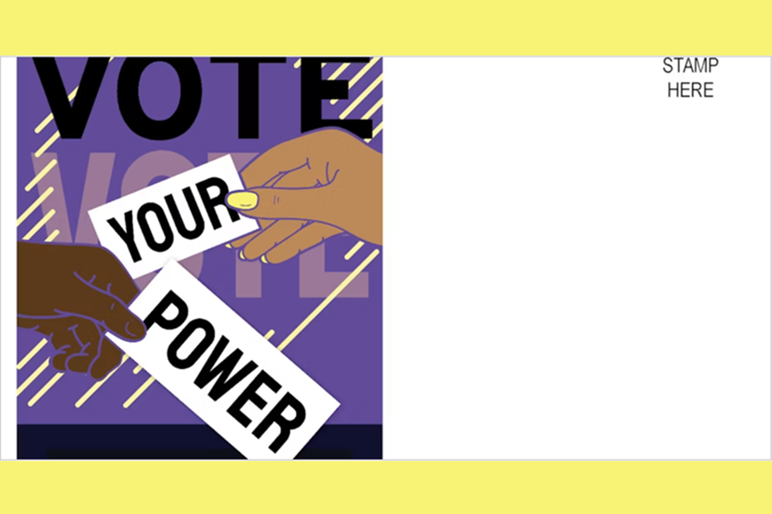 Reclaim Our Vote Postcards