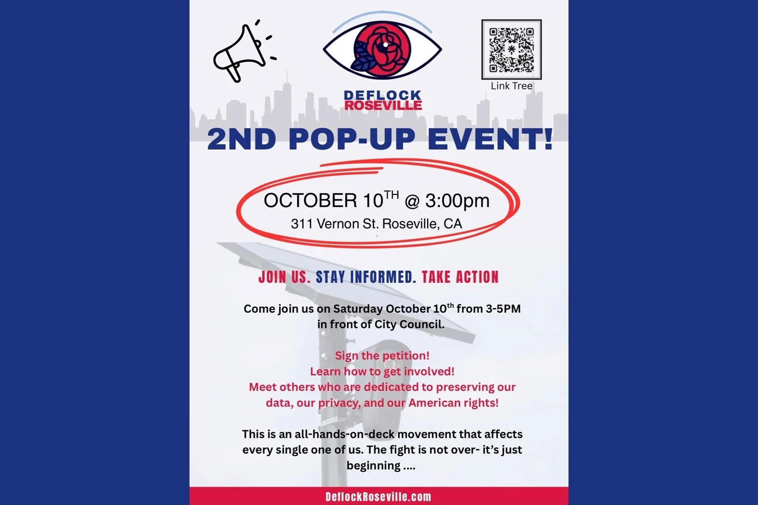 DeFlock Roseville Pop-Up Event
