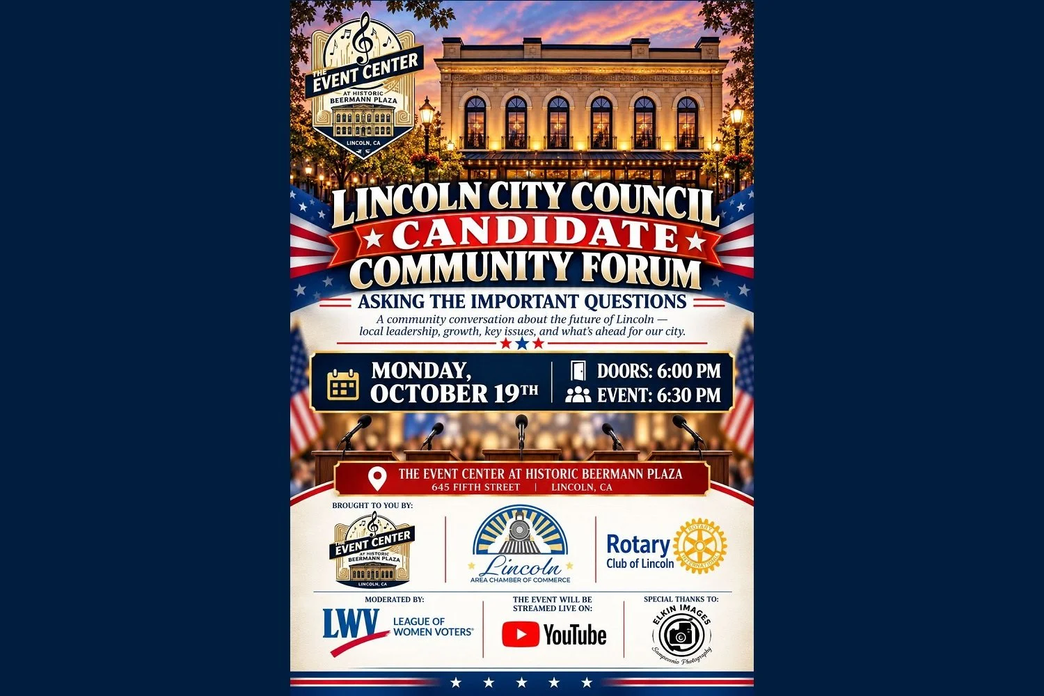 Lincoln City Council Candidate Community Forum