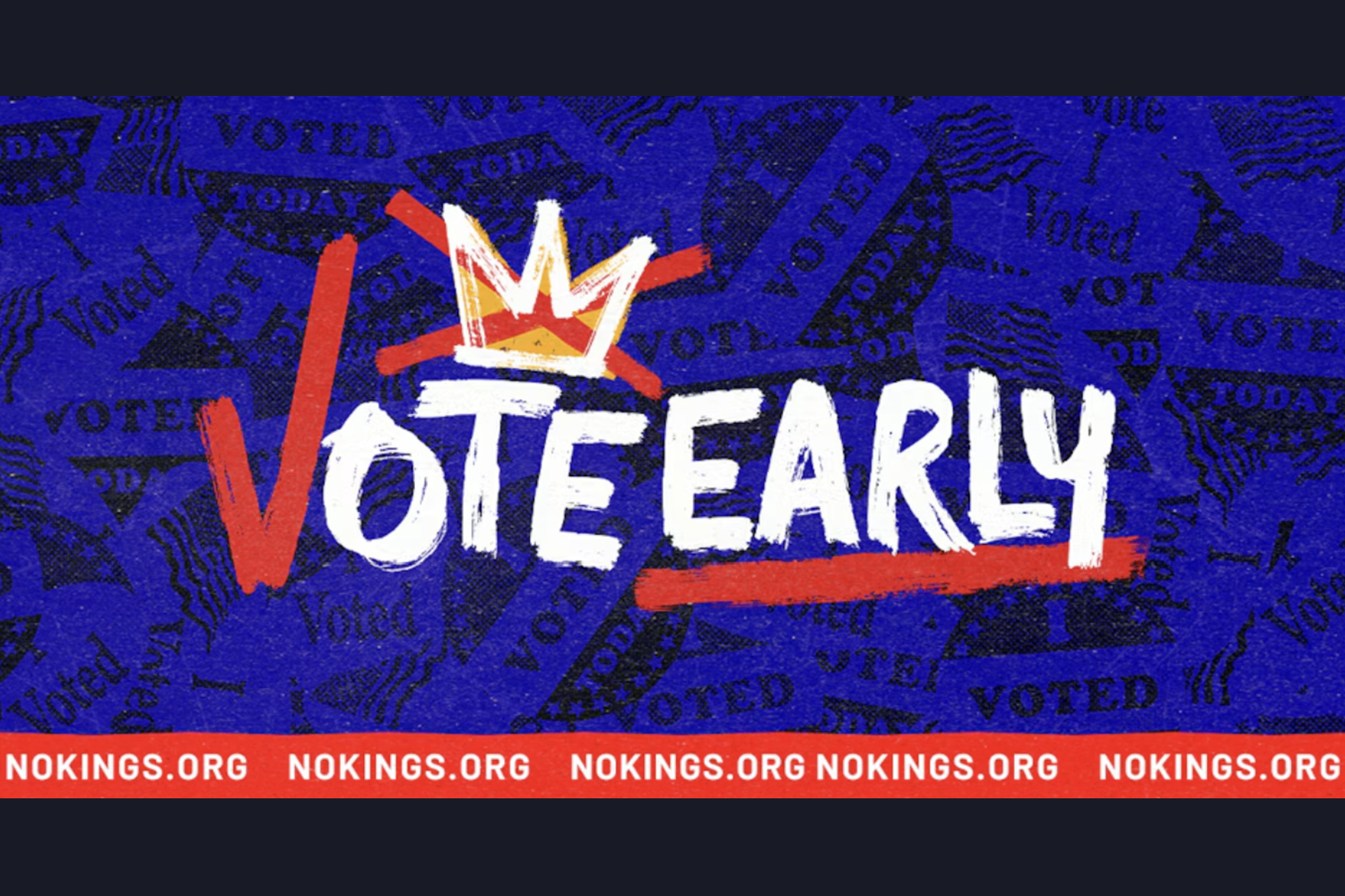 No Kings: Vote Early & Voter Registration at Historic Folsom Light Rail Station