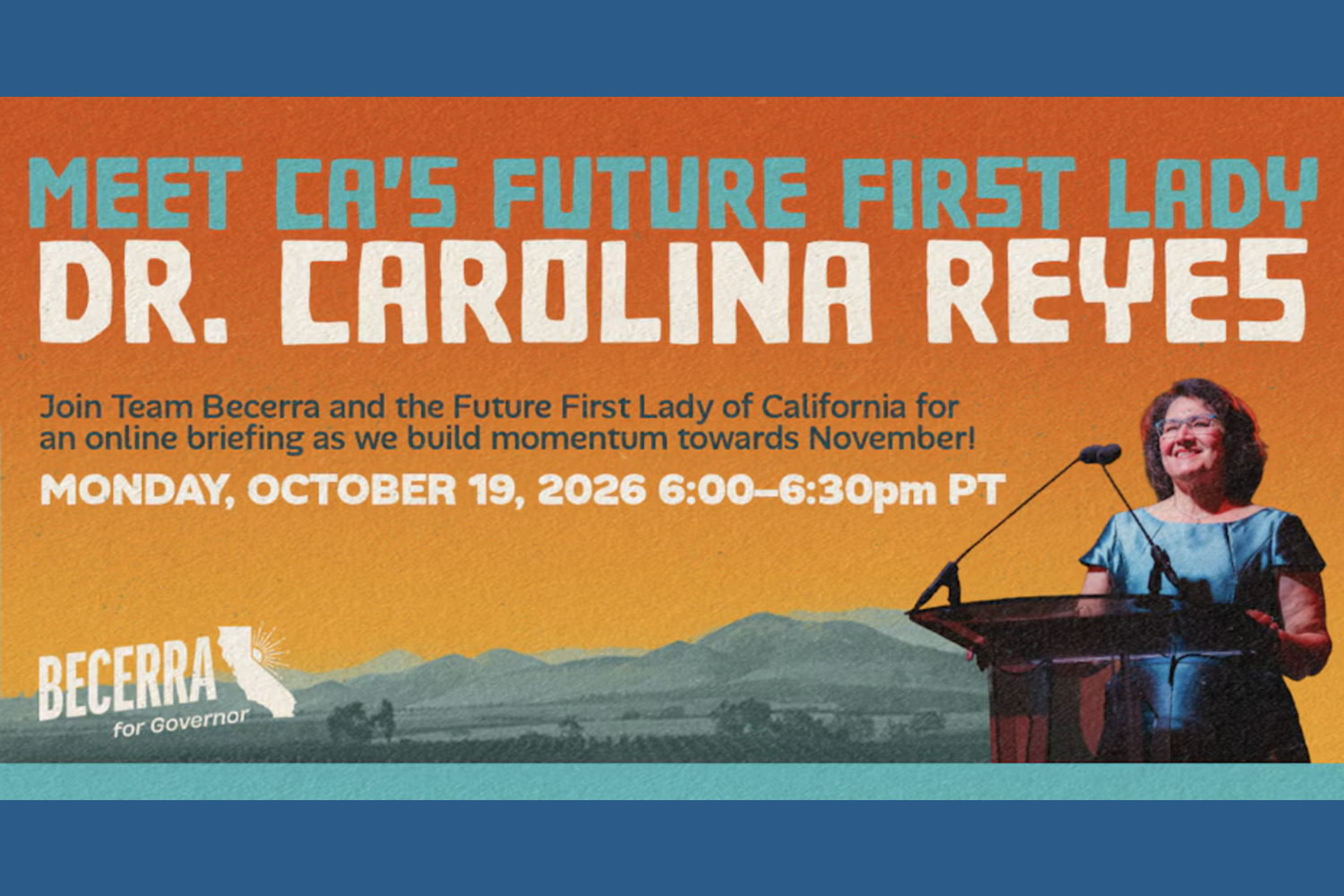 Weekly Organizing Briefing with Special Guest Dr. Carolina Reyes