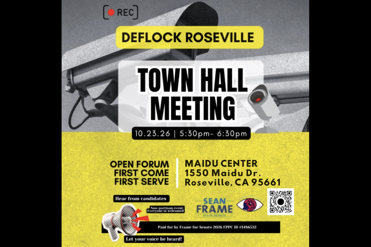 DeFlock Roseville Town Hall Meeting