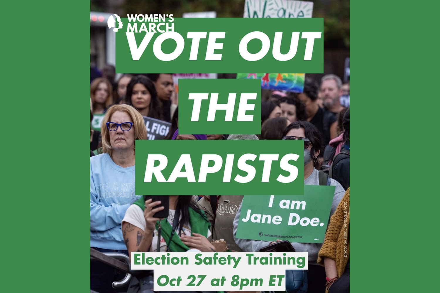 Vote Out the Rapists - Election Safety Training