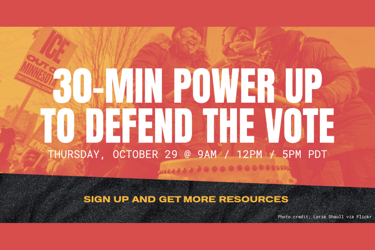 Power Up to Defend the Vote
